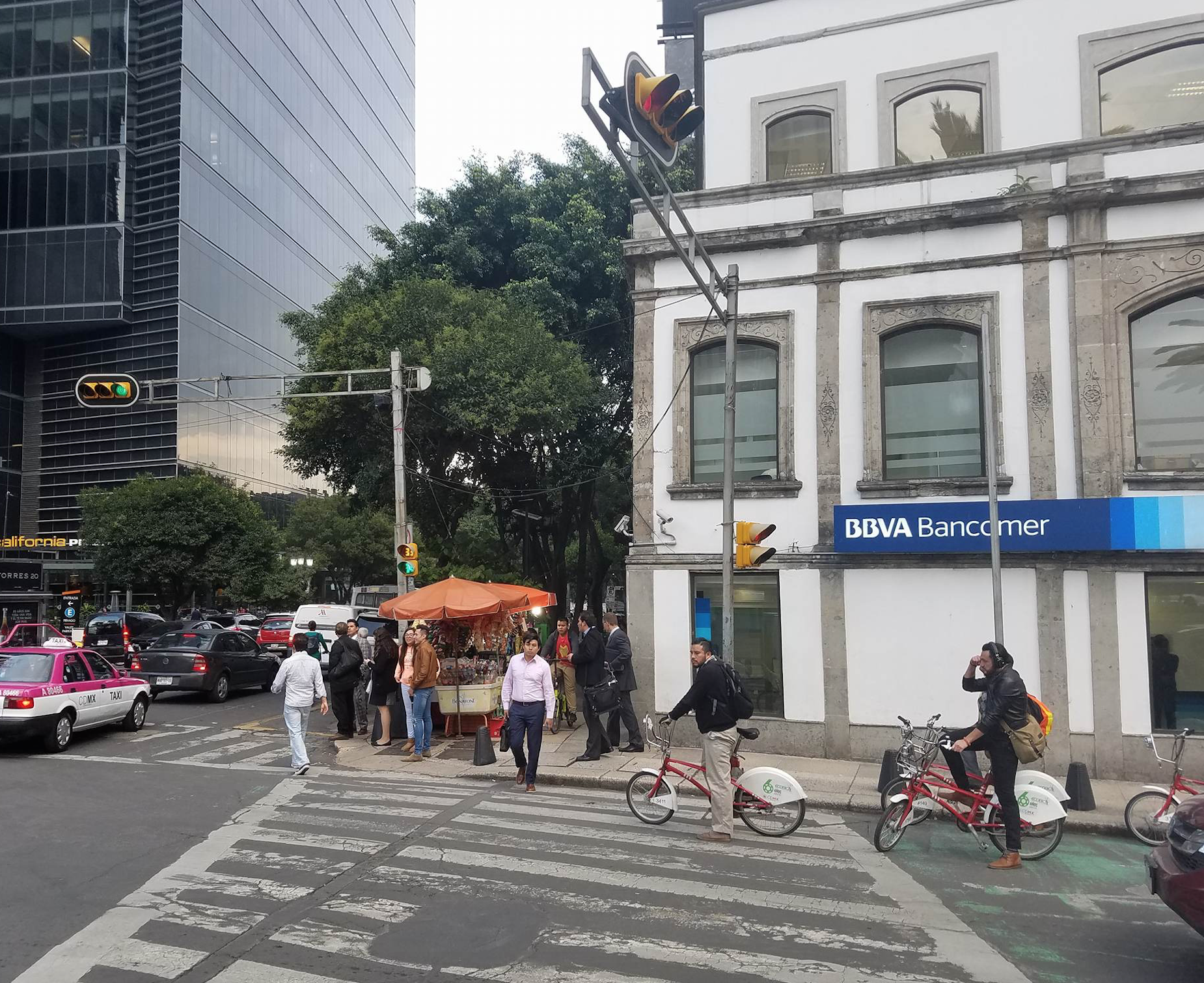 Street life in Mexico City.