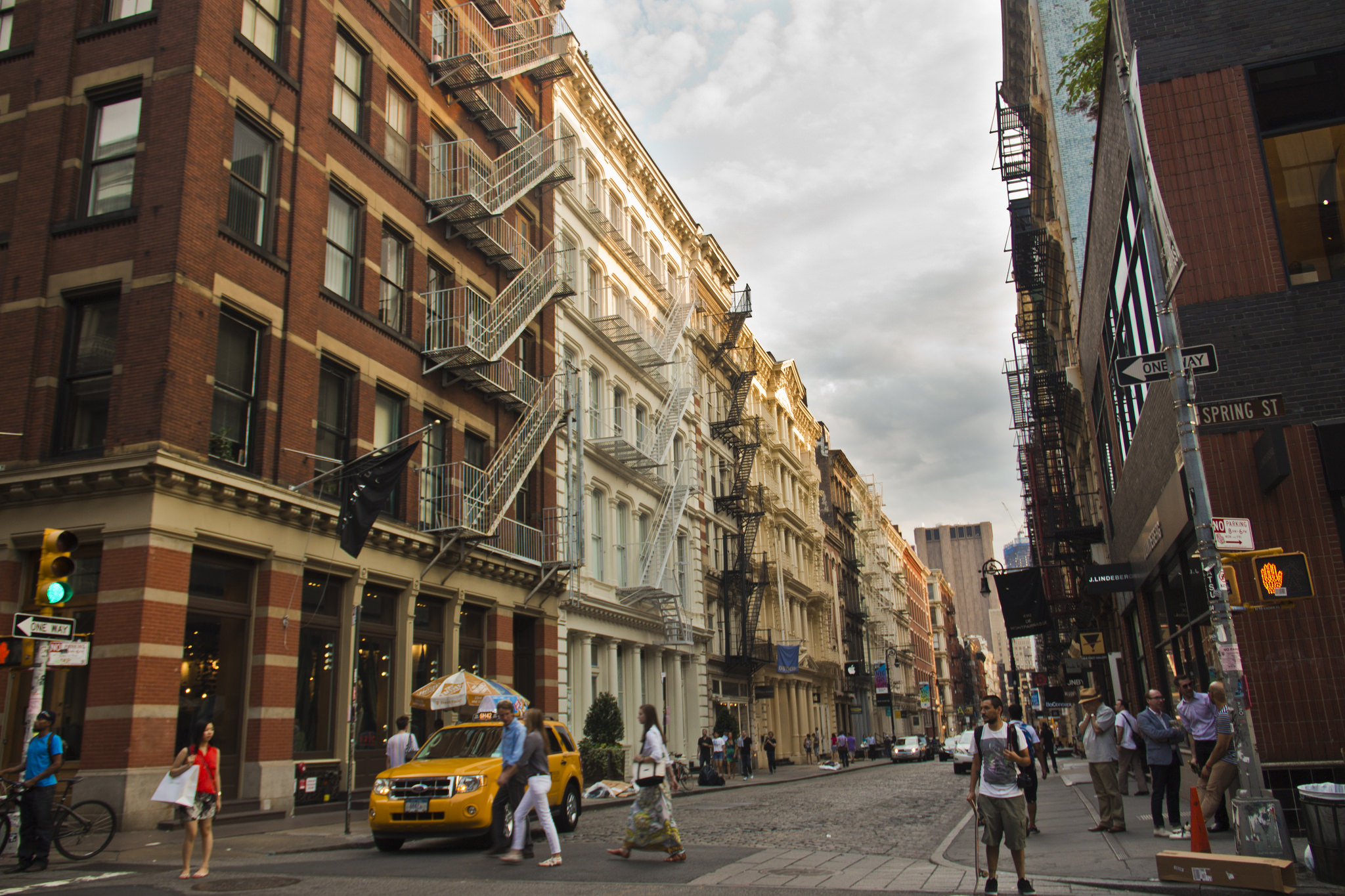 Once factories and brothels, today Greene Street is home to upscale retail.