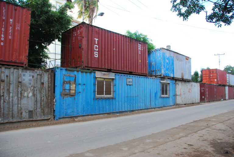 Shipping container homes in Cuba