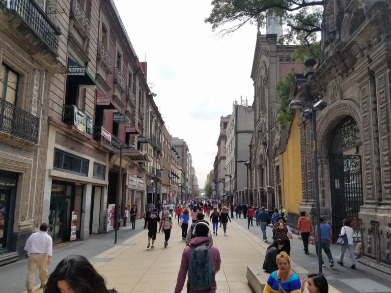 Pedestrian Street in Mexico City