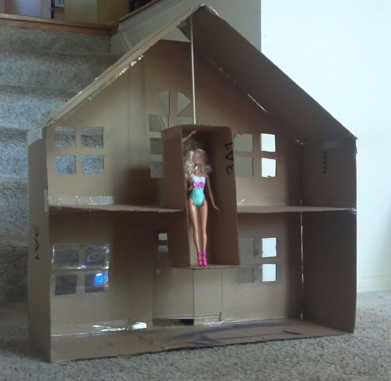 barbie box house