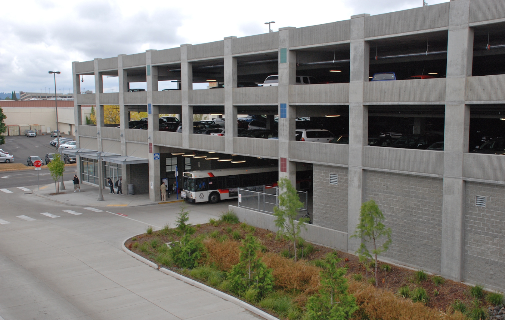 A parking garage