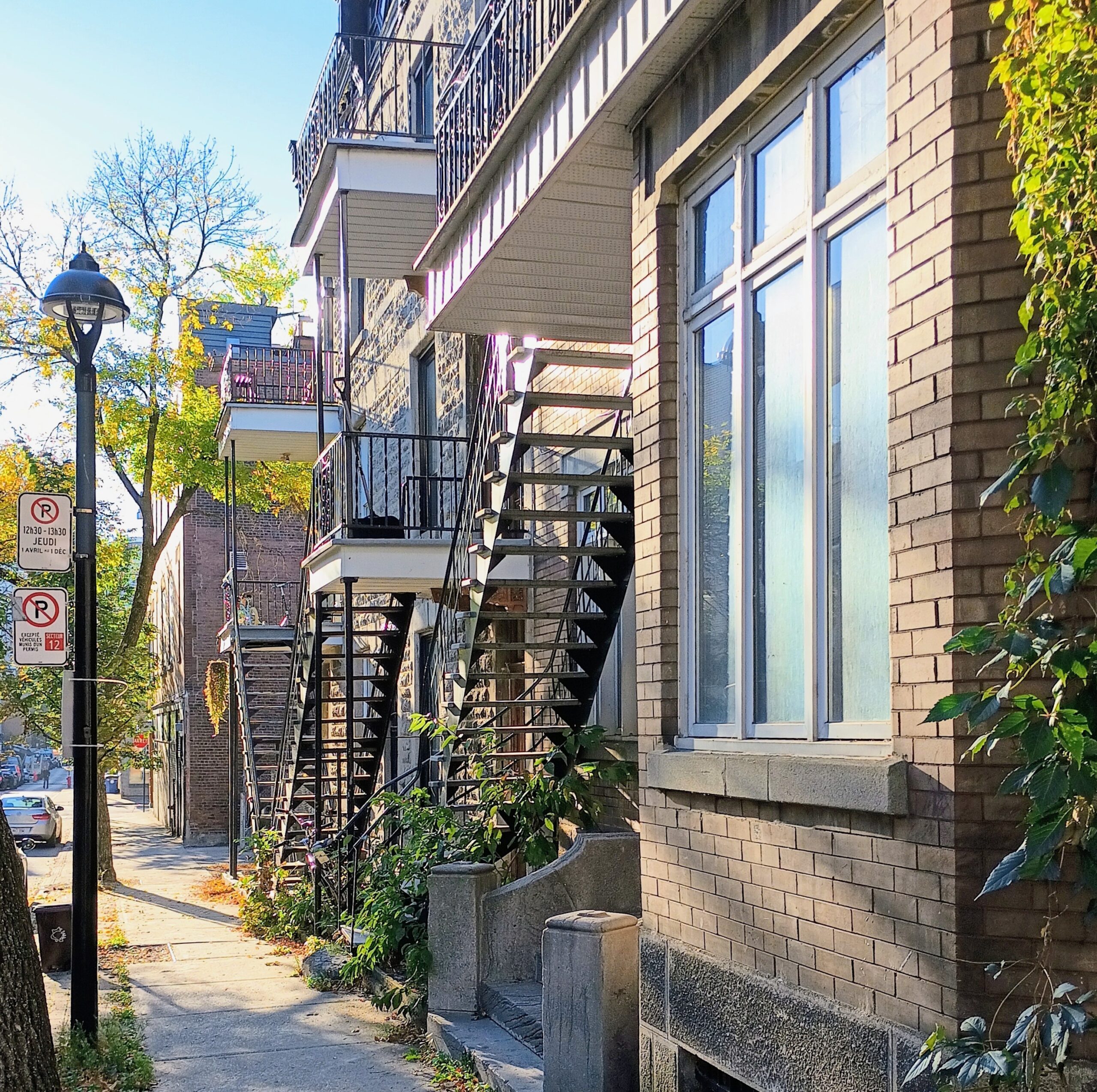 Exterior staircases, Montreal