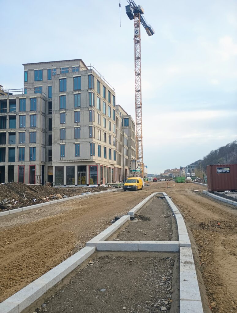 Smichov City, Prague, under construction